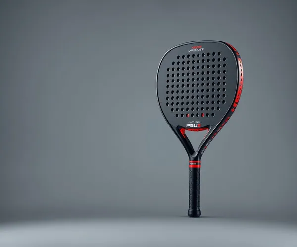 Raquette de padel Bullpadel Hack 03 Comfort 24, cadre noir à liseré rouge